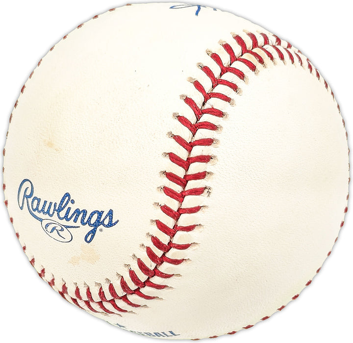 Greg Zaun Autographed MLB Baseball Blue Toronto Blue Jays, Miami Marlins 227438 Image 3