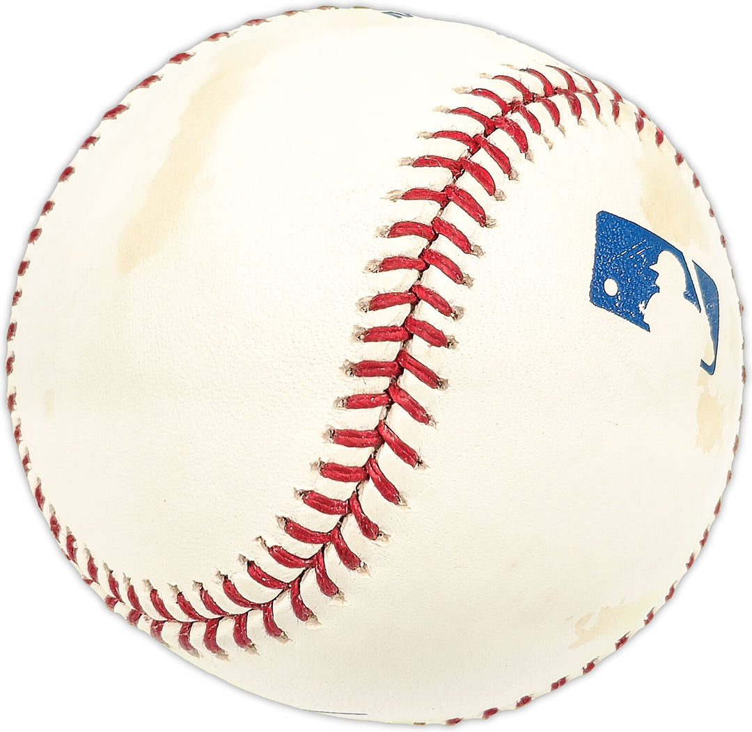 Greg Zaun Autographed MLB Baseball Blue Toronto Blue Jays, Miami Marlins 227438 Image 4