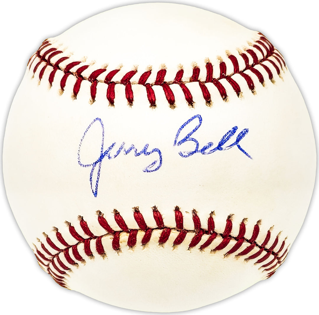 Jerry Bell Autographed Signed AL Baseball Milwaukee Brewers Beckett QR #BM25052 Image 1