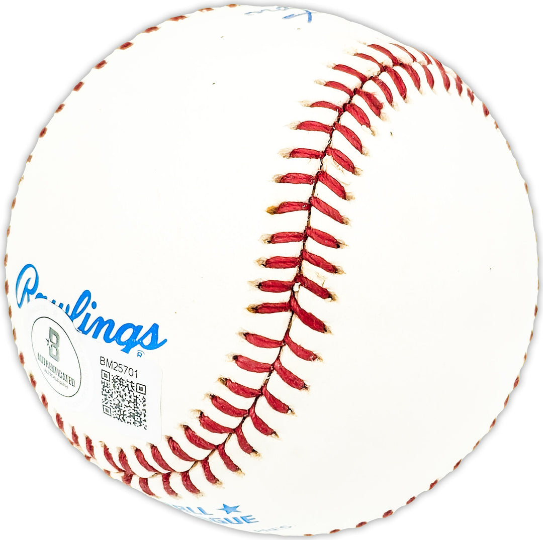 U.L. Washington Autographed AL Baseball Kansas City Royals Beckett QR #BM25701 Image 3