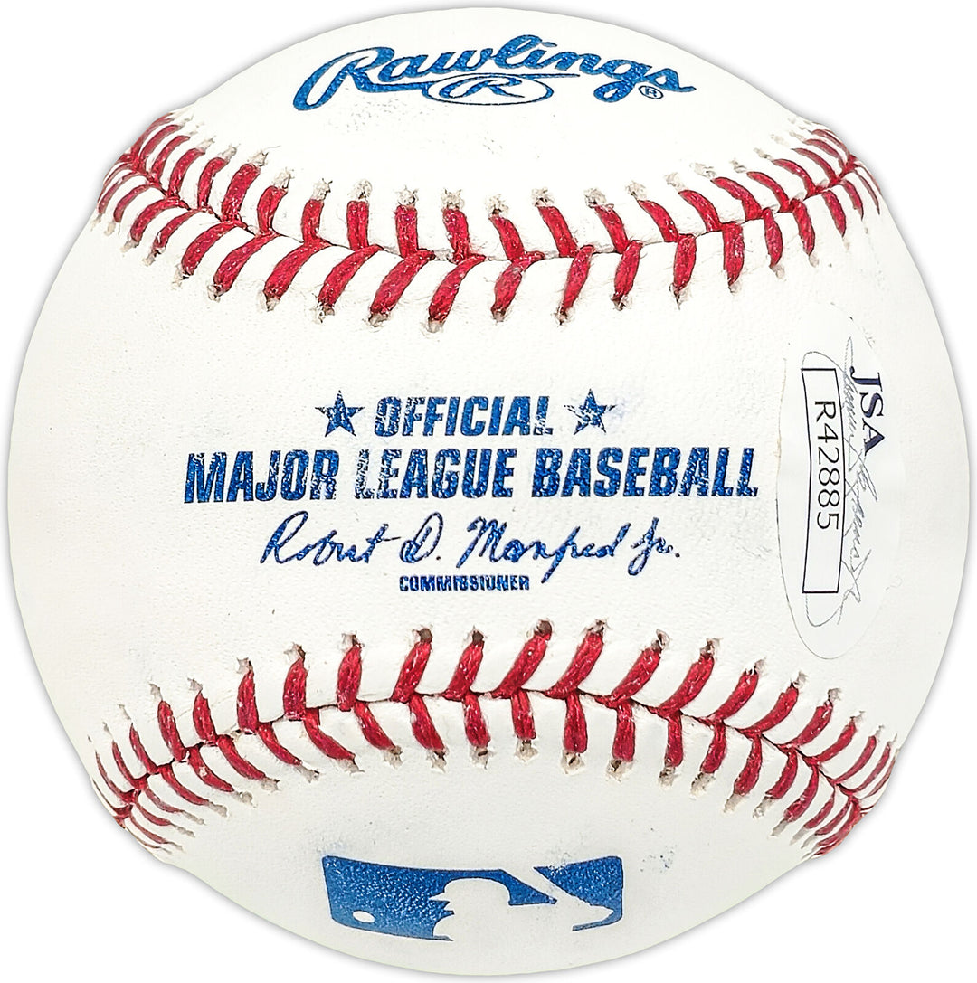 Ryan Braun Autographed Official MLB Baseball Milwaukee Brewers JSA #R42885 Image 2