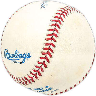 Clyde Wright Autographed AL Baseball Los Angeles Angels, Texas Rangers 227486 Image 3
