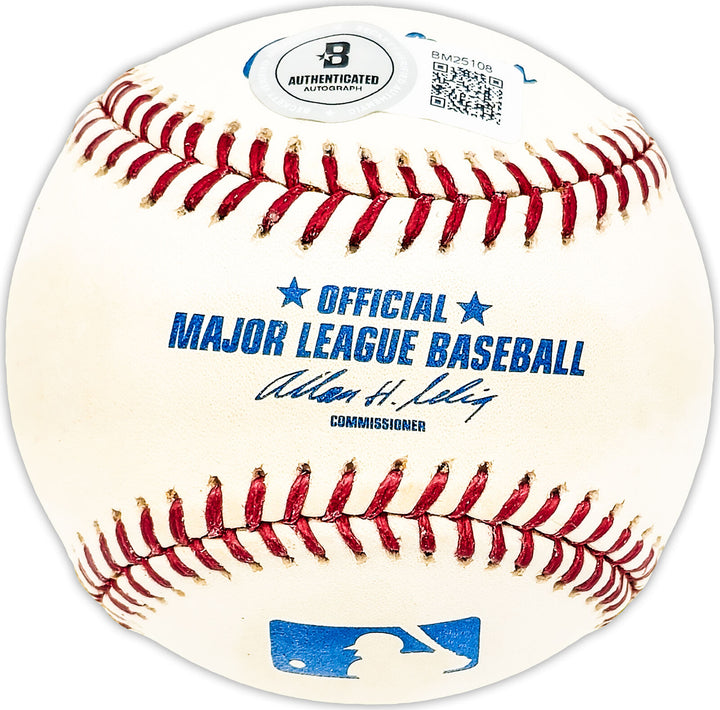 Steve Mura Autographed Signed MLB Baseball San Diego Padres Beckett QR #BM25108 Image 2