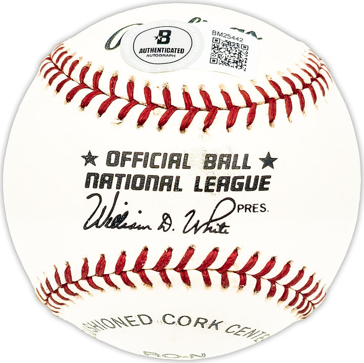 Lynn Myers Autographed NL Baseball St. Louis Cardinals Beckett QR #BM25442 Image 2