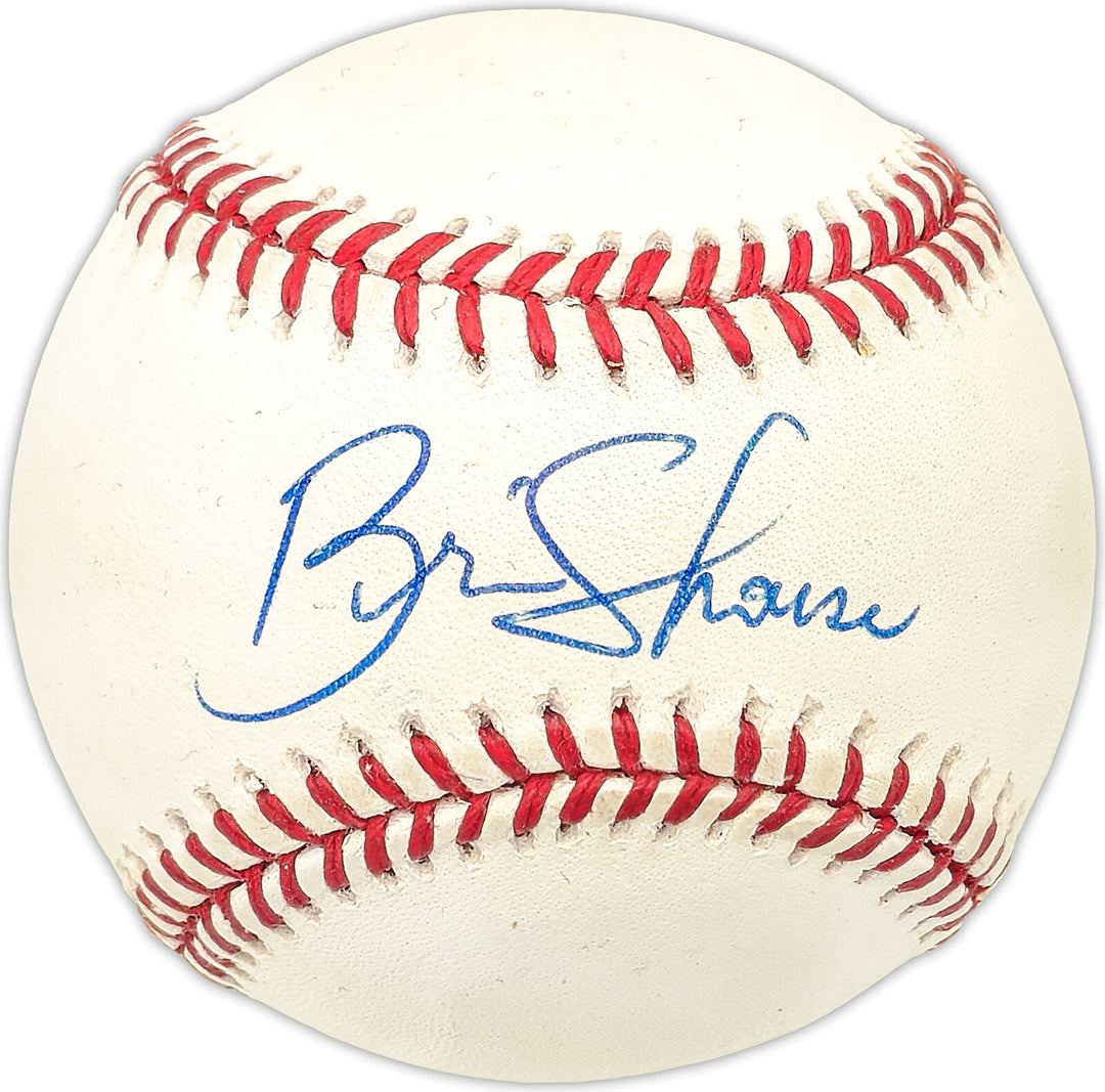 Brian Shouse Autographed NL Baseball Milwaukee Brewers, Texas Rangers 227915 Image 1