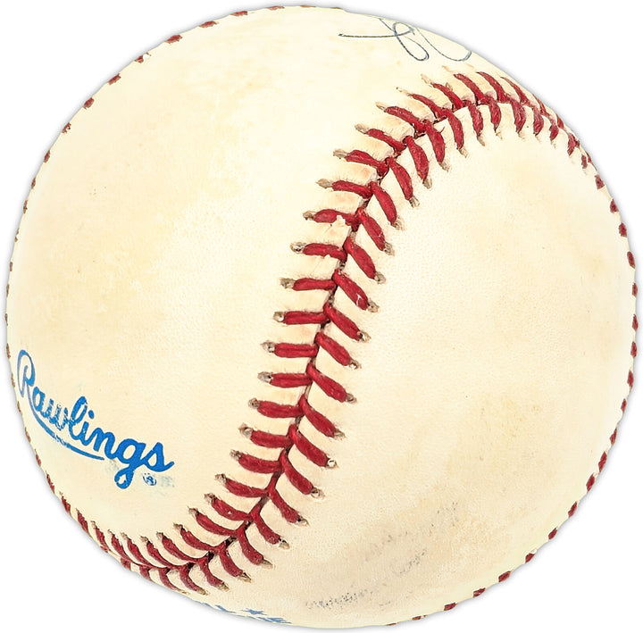 Skip Lockwood Autographed AL Baseball Milwaukee Brewers, New York Mets 227603 Image 3