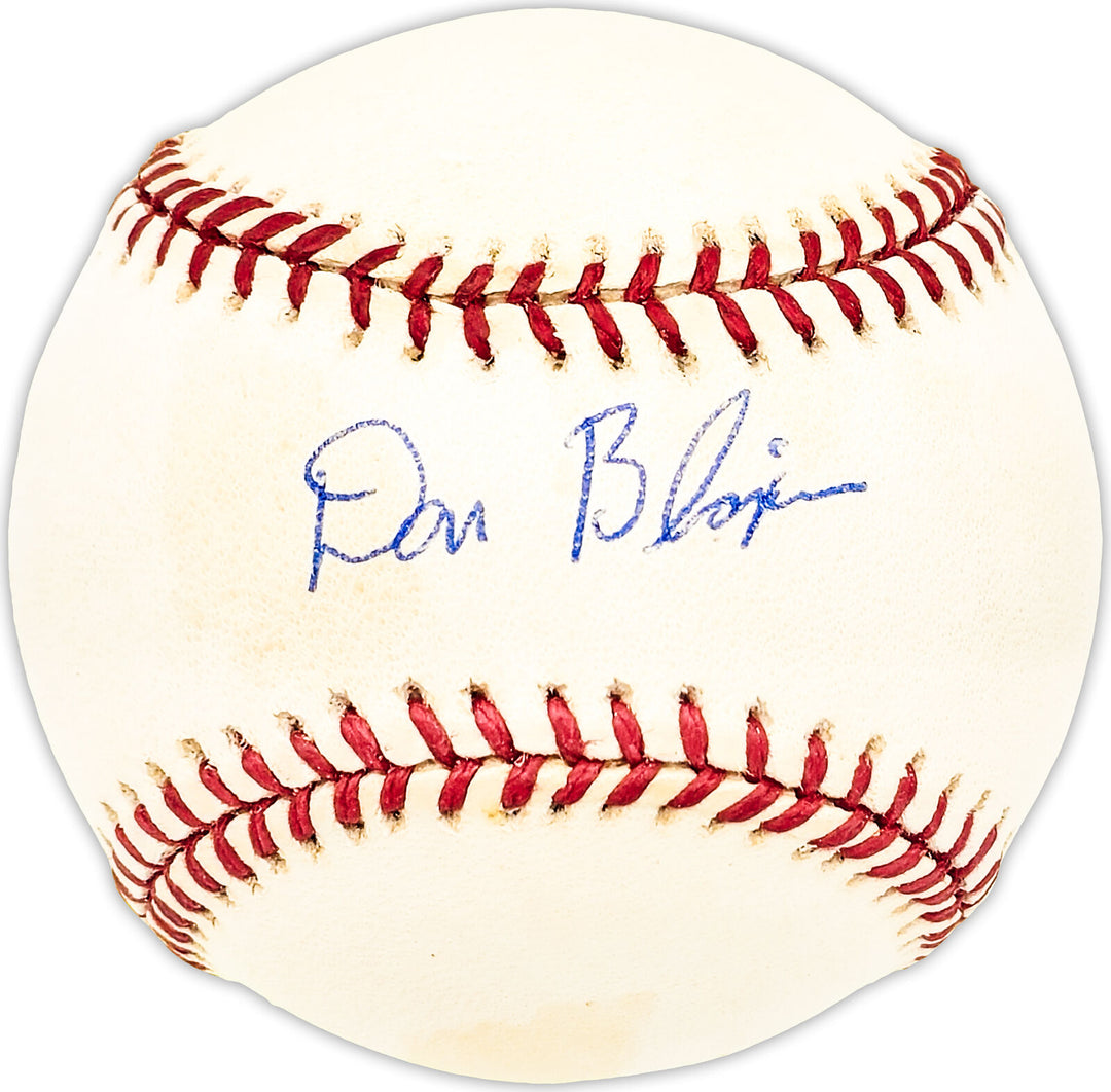 Don Blasingame Autographed NL Baseball St. Louis Cardinals Beckett QR #BM25558 Image 1