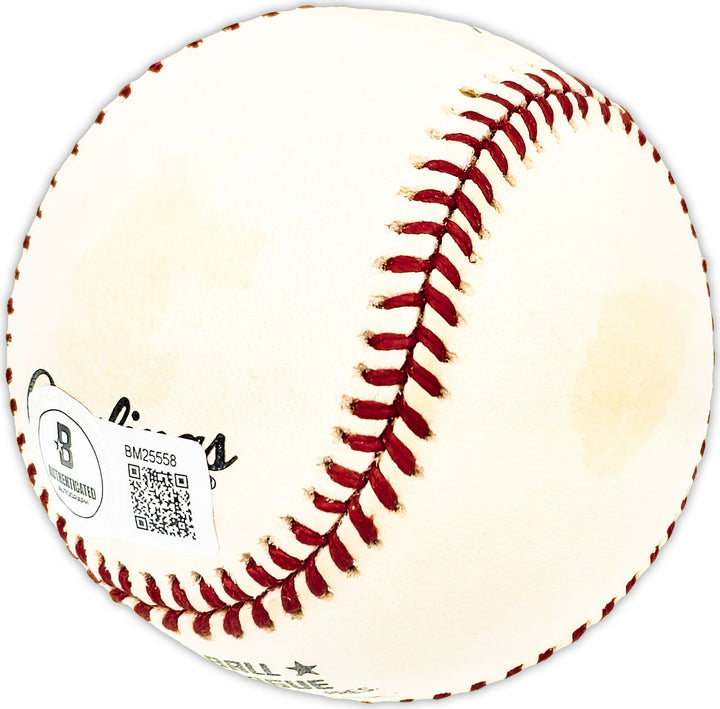 Don Blasingame Autographed NL Baseball St. Louis Cardinals Beckett QR #BM25558 Image 3