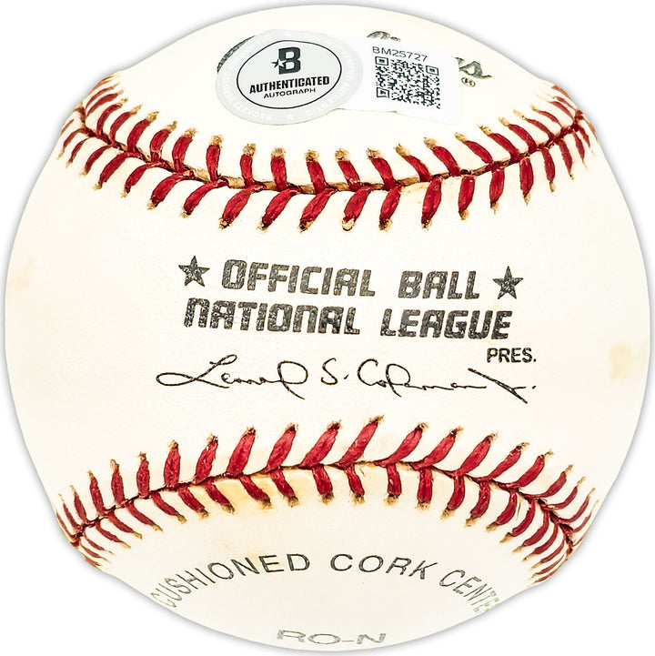 Dick Bokelmann Autographed NL Baseball St. Louis Cardinals Beckett QR #BM25727 Image 2