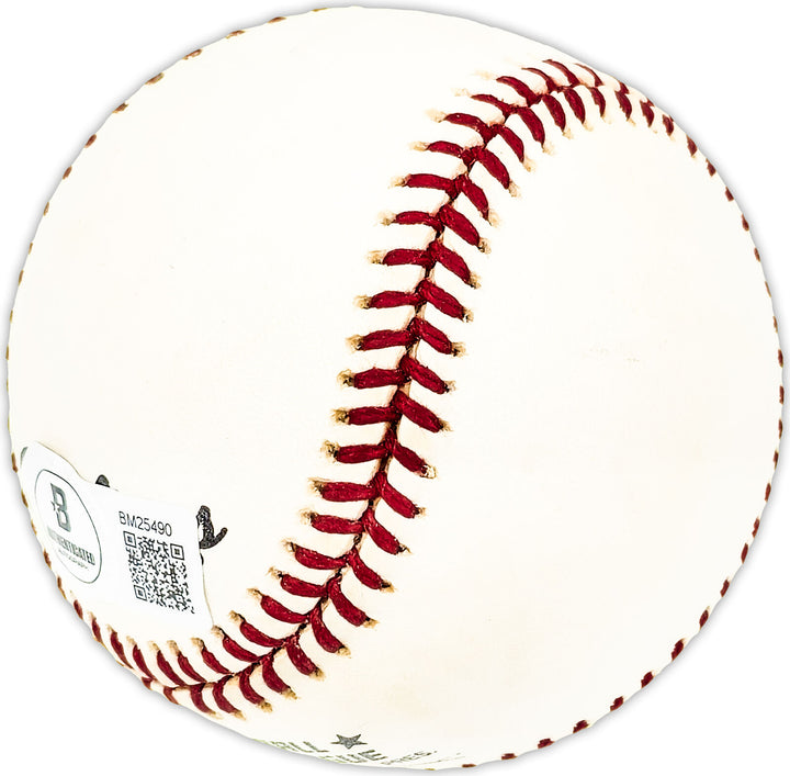 Joe Hoerner Autographed NL Baseball St. Louis Cardinals Beckett QR #BM25490 Image 3