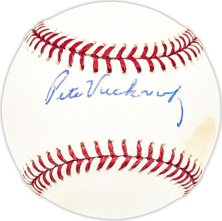 Pete Vuckovich Autographed MLB Baseball Brewers, Cardinals Beckett QR #BM25813 Image 1