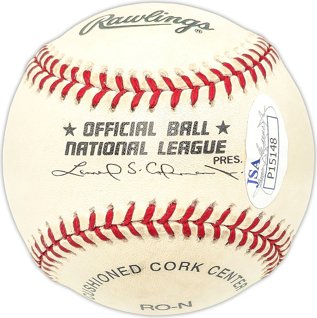 Mike Shannon Autographed Official NL Baseball St. Louis Cardinals JSA #P15148 Image 2