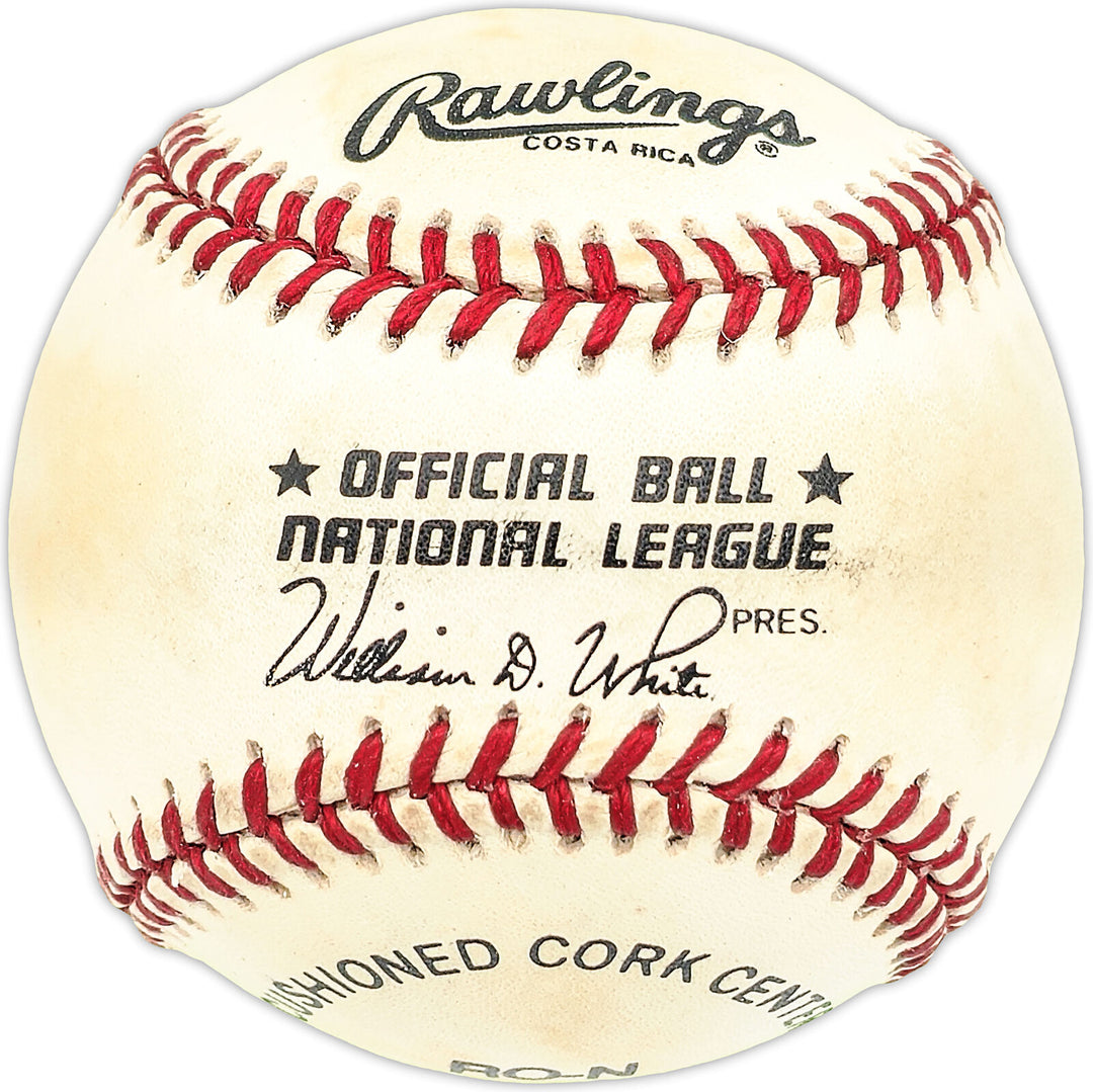 Charlie Leibrandt Autographed Official NL Baseball Royals, Braves SKU #227368 Image 2