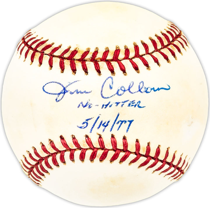 Jim Colborn Autographed AL Baseball Royals No-Hitter 5/14/77 Beckett QR #BM25752 Image 1