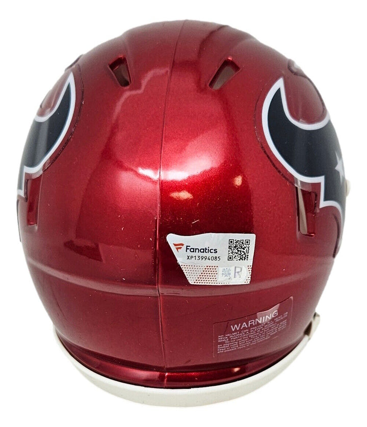 Will Anderson Signed Houston Texans Flash Mini Speed Helmet Fanatics Image 2