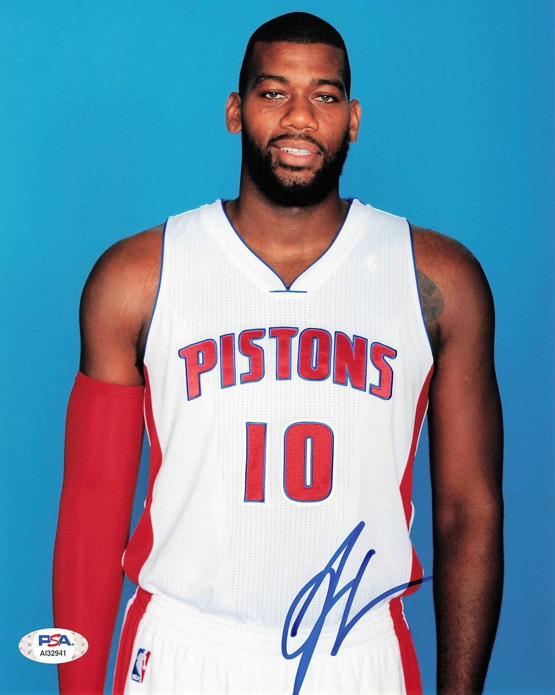 Greg Monroe signed 8x10 photo PSA/DNA Detroit Pistons Autographed Image 1