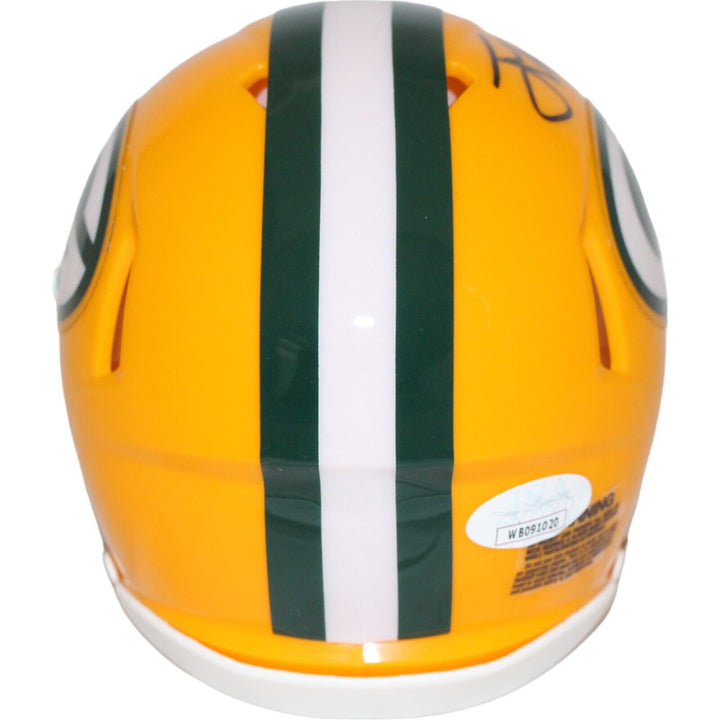 Jordan Love Autographed/Signed Green Bay Packers Mini Helmet JSA 43217 Image 3