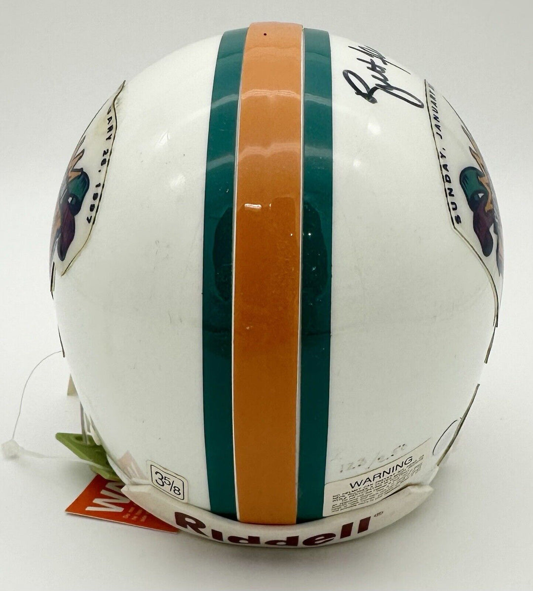 Brett Favre Signed SB XXXI Riddell Mini Helmet Packers Autograph LE Gold in COA Image 9