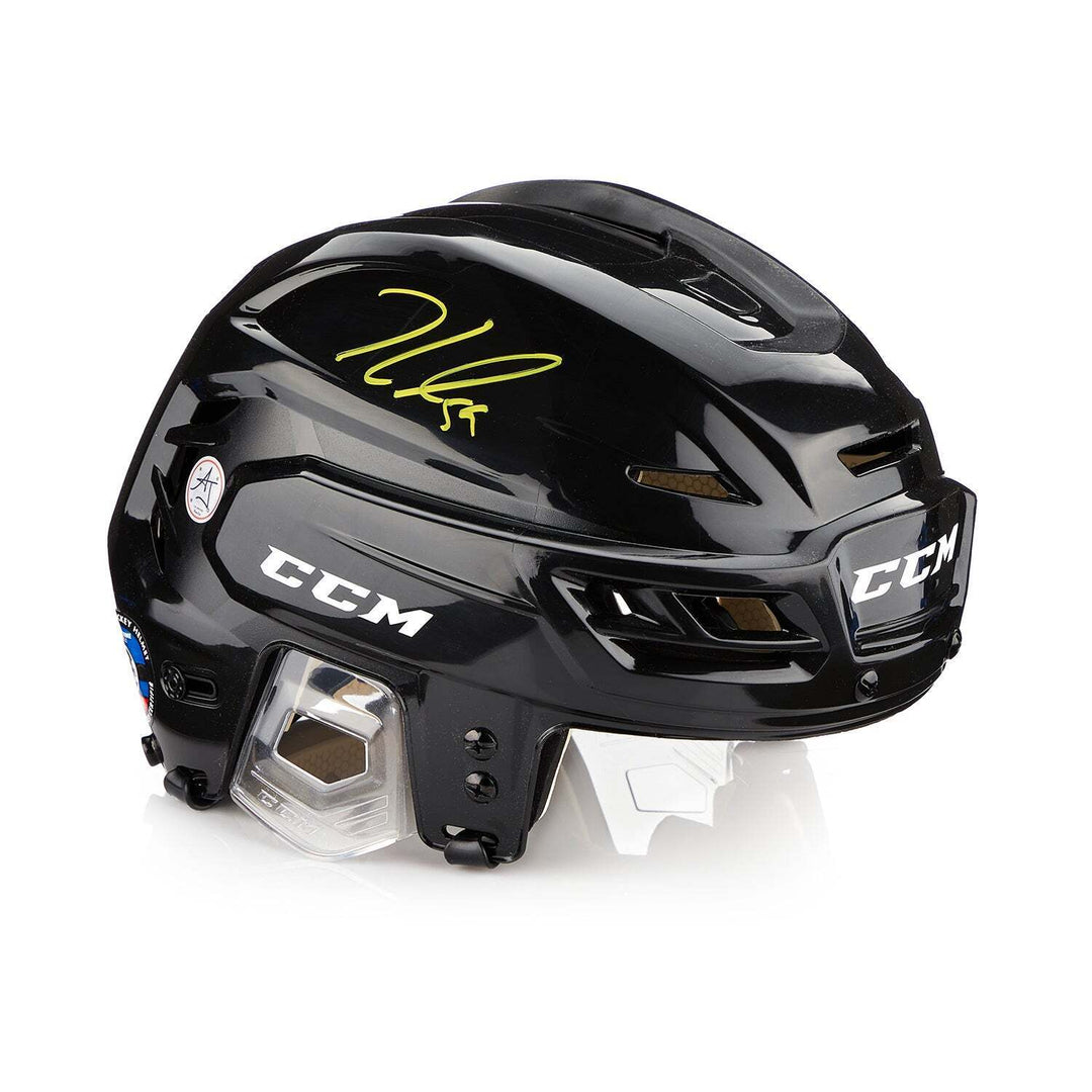 Jake Guentzel Autographed Pittsburgh Penguins Black CCM Helmet Image 1