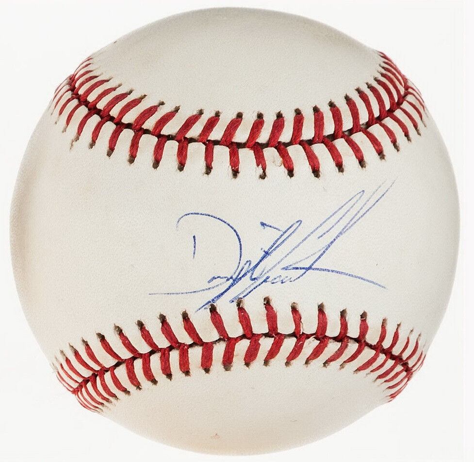 DWIGHT DOC GOODEN SIGNED BILL WHITE ONL BALL NY NETS NEW YORK YANKEES RAYS AUTO Image 1