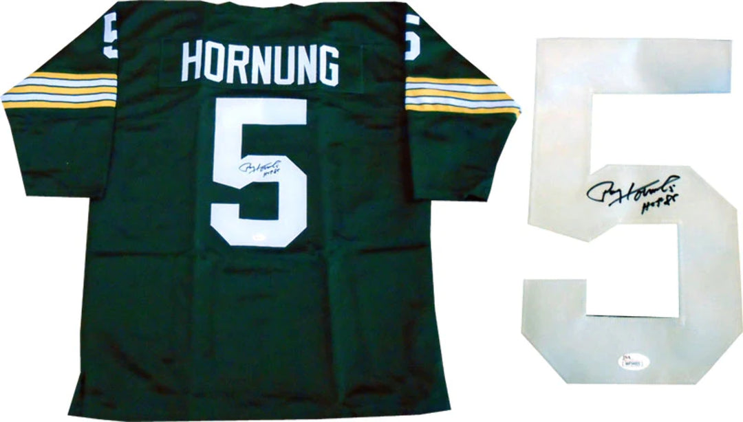 Paul Hornung "HOF 86" Autographed Green Bay Packers Jersey (JSA) Image 1