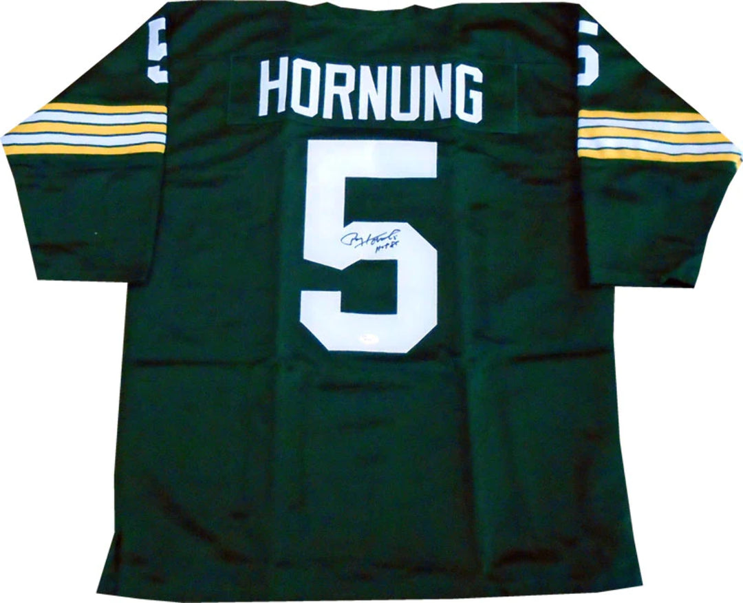 Paul Hornung "HOF 86" Autographed Green Bay Packers Jersey (JSA) Image 3