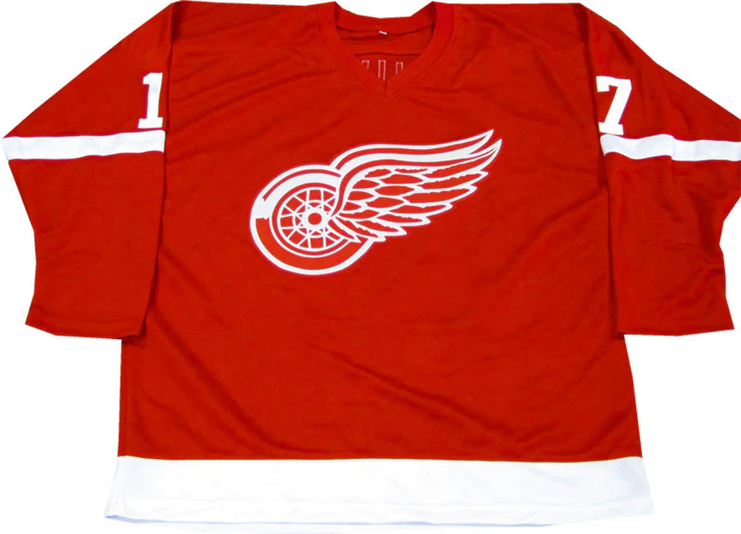 Brett Hull Autographed Detroit Red Wings Jersey (JSA) Image 4
