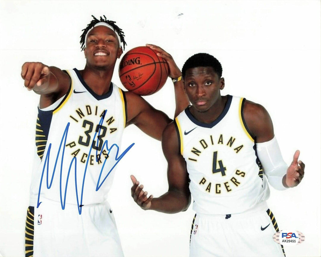 Myles Turner Signed 8x10 Photo PSA/DNA Indiana Pacers Autographed Image 1