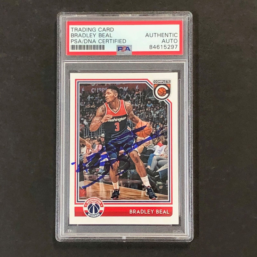 2016-17 Panini Complete #387 Bradley Beal Signed Card AUTO PSA Slabbed Wizards Image 1