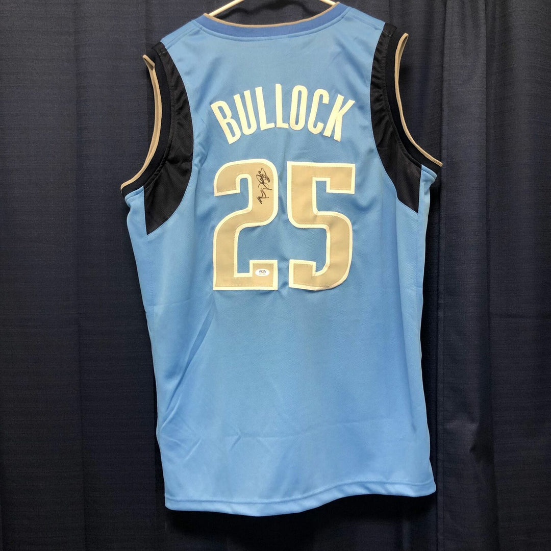 Reggie Bullock signed jersey PSA/DNA Dallas Mavericks Autographed Image 1