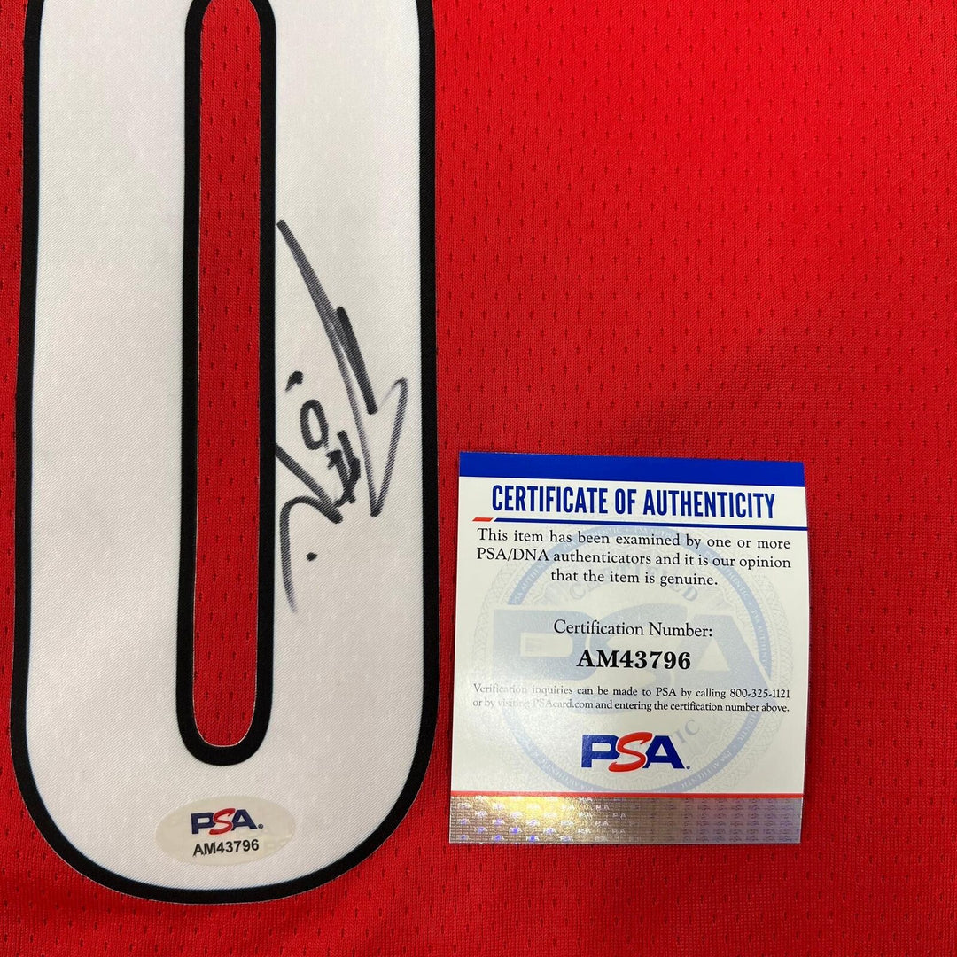 Damian Lillard Signed Jersey PSA/DNA Portland Trail Blazers Autographed Image 2
