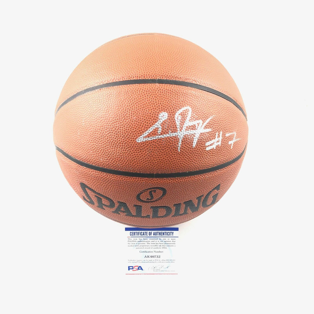 KILLIAN HAYES signed Spalding Basketball PSA/DNA Detroit Pistons Autographed Image 1