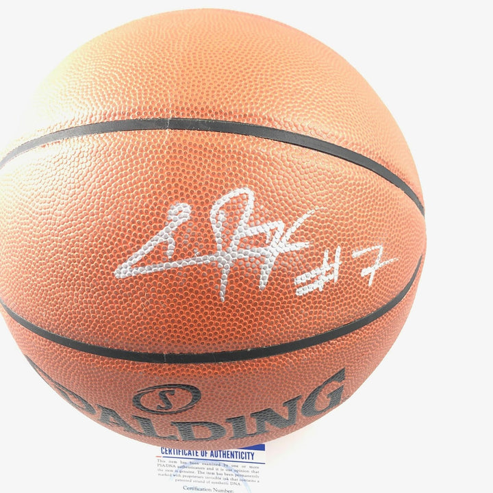 KILLIAN HAYES signed Spalding Basketball PSA/DNA Detroit Pistons Autographed Image 2