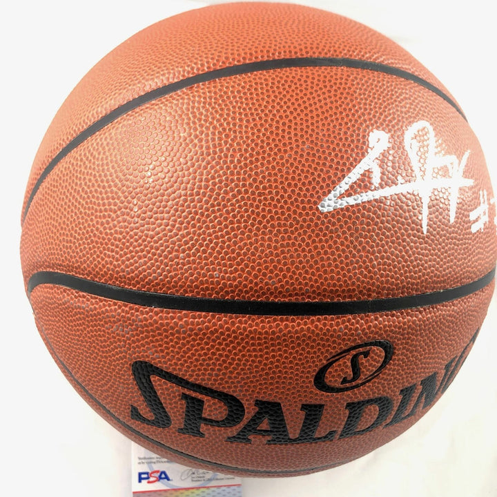 KILLIAN HAYES signed Spalding Basketball PSA/DNA Detroit Pistons Autographed Image 3