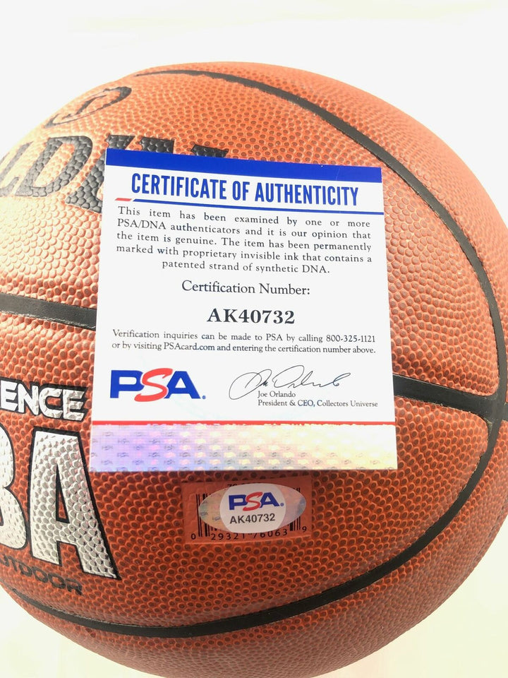 KILLIAN HAYES signed Spalding Basketball PSA/DNA Detroit Pistons Autographed Image 4
