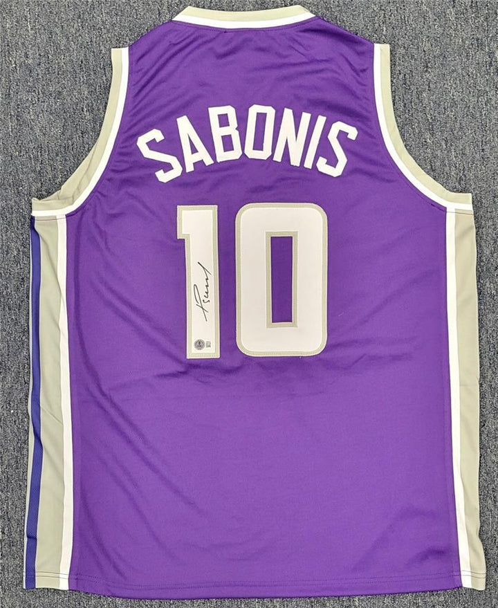 Domantas Sabonis signed Sacramento Kings Jersey autograph  BAS Beckett Witness Image 1