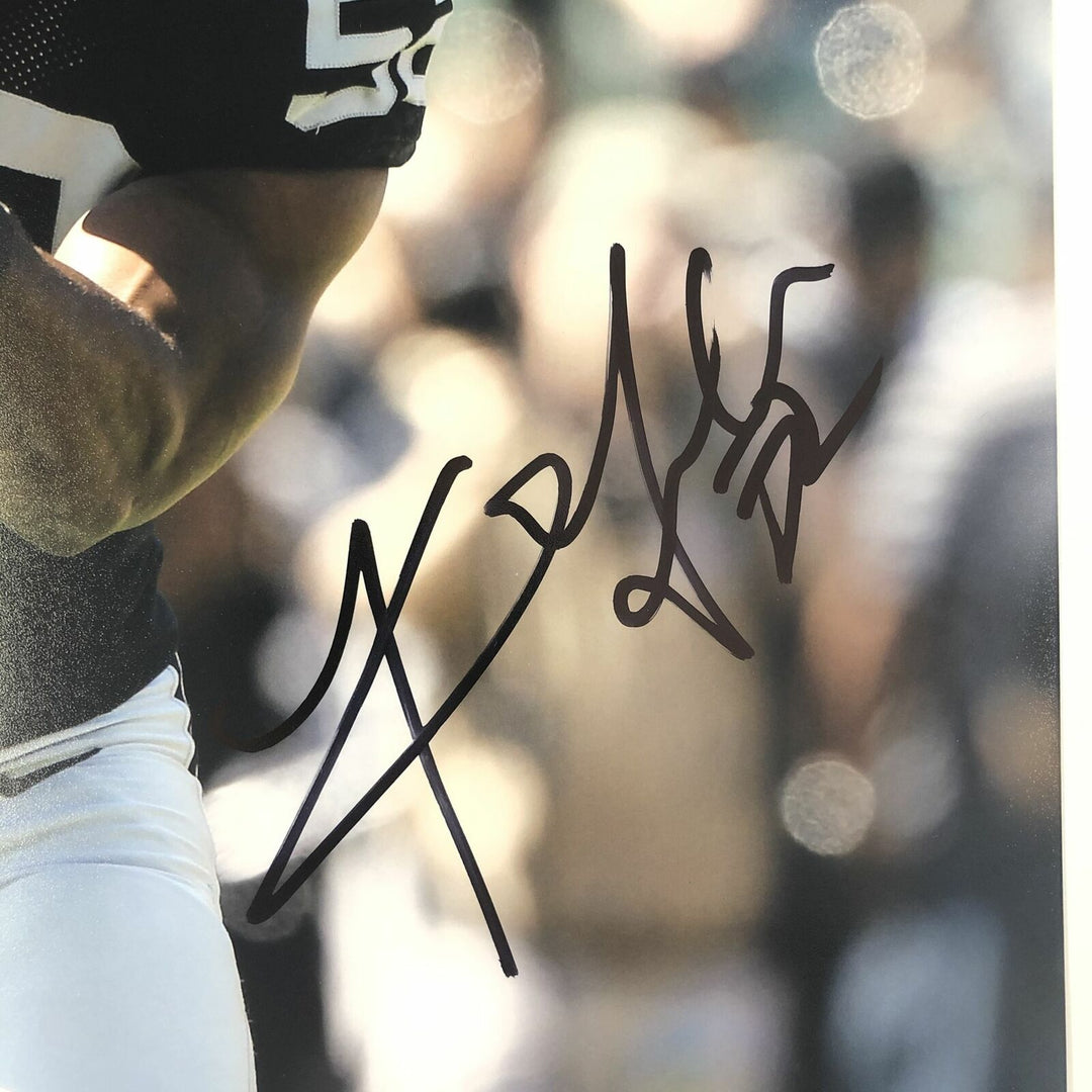Khalil Mack signed 11x14 photo PSA/DNA Oakland Raiders Bears Autographed Image 2