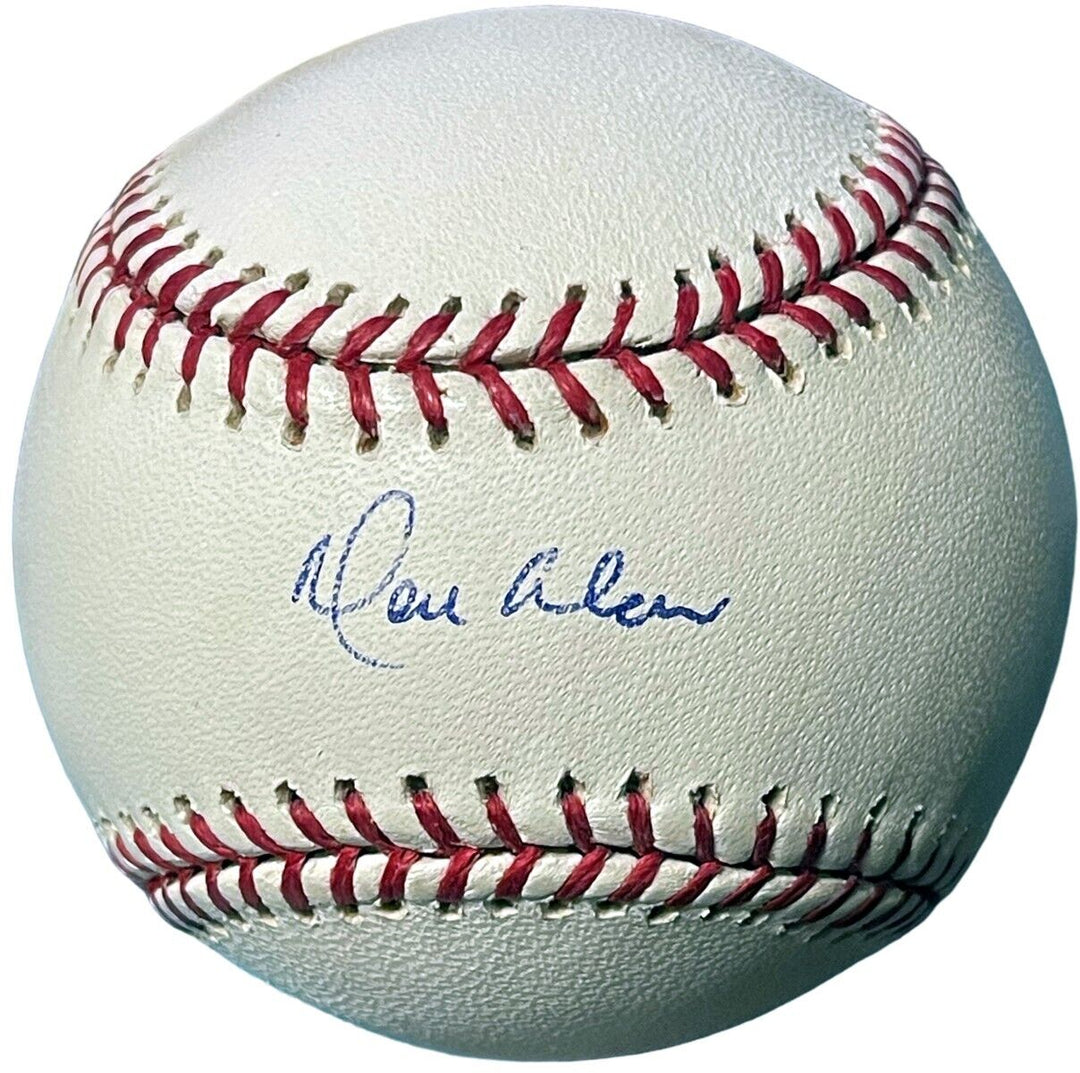 Moises Alou signed Official Rawlings Major League Baseball- COA (Expos/Marlins) Image 1