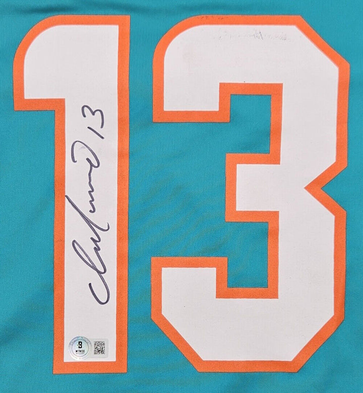 Dan Marino Signed Miami Dolphins Teal Nike Game Jersey BAS ITP 1W390343 Image 3