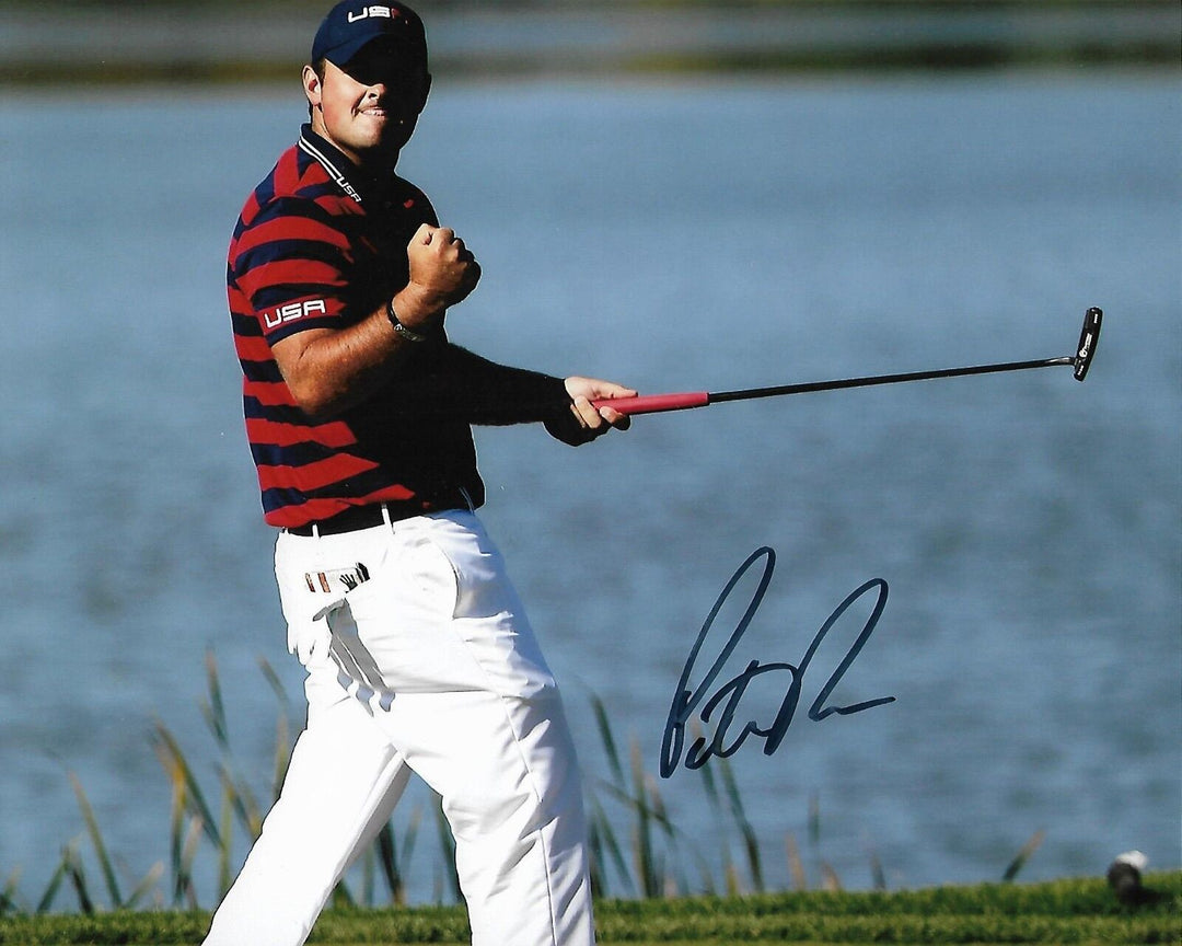 PATRICK REED SIGNED AUTOGRAPHED 8X10 PHOTO GOLF 2018 MASTERS RYDER CUP USA COA * Image 1