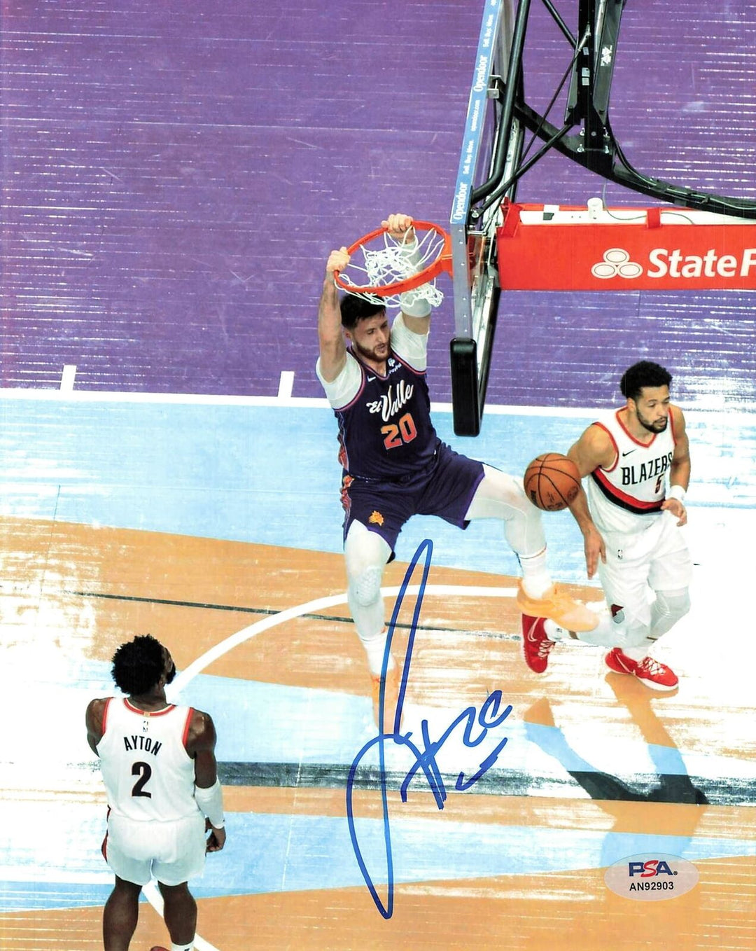 Jusuf Nurkic signed 8x10 photo PSA/DNA Phoenix Suns Autographed Image 1