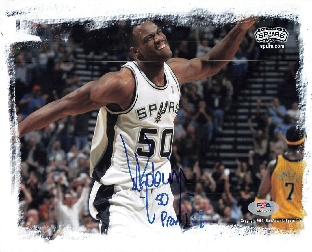 David Robinson signed 8x10 photo PSA/DNA San Antonio Spurs Autographed Image 1