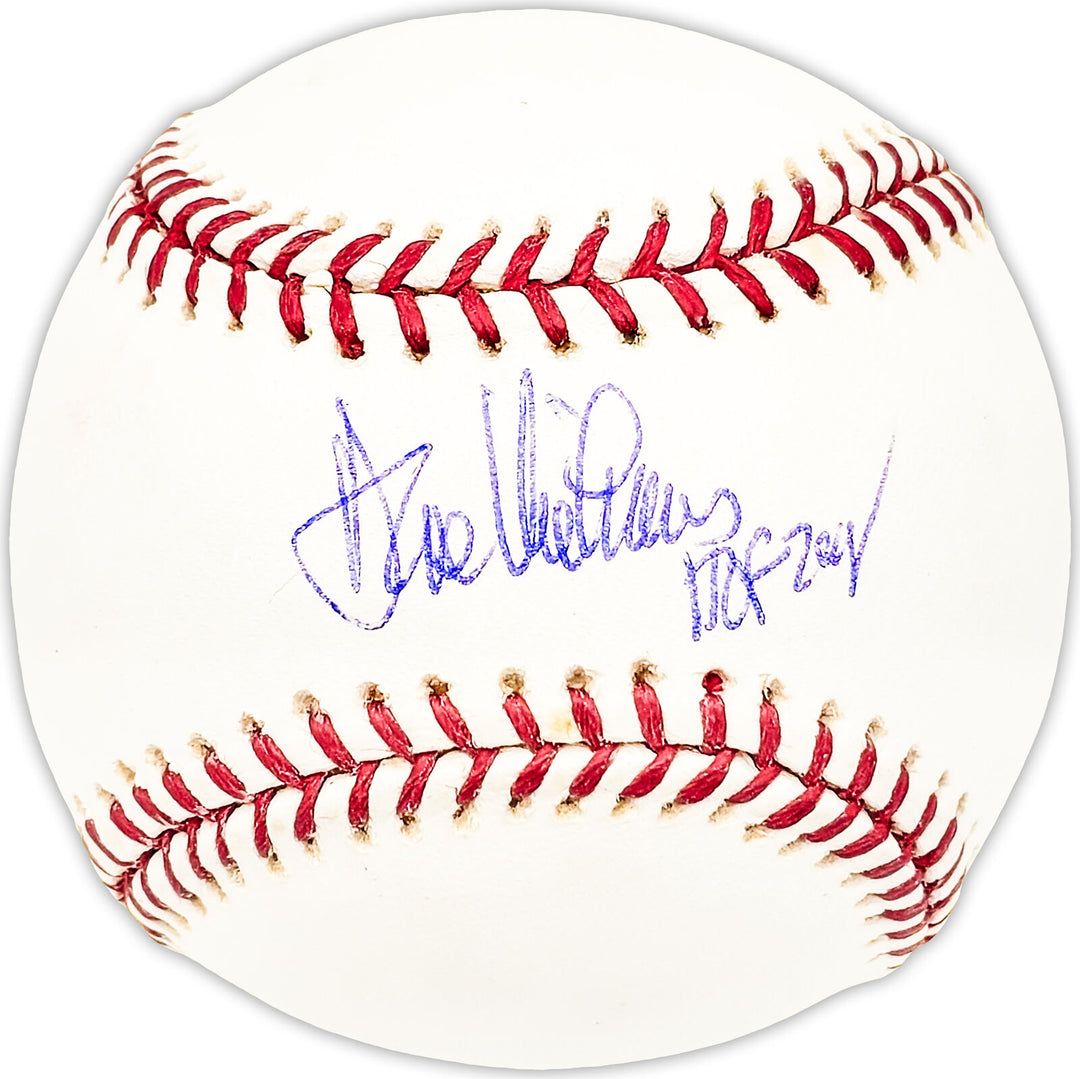 Dave Niehaus Autographed MLB Baseball Mariners "HOF 2008" Beckett QR #BM25409 Image 1