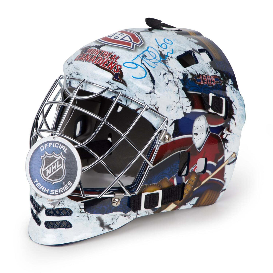 Jose Theodore Signed Montreal Canadiens Franklin Goalie Mask Image 1