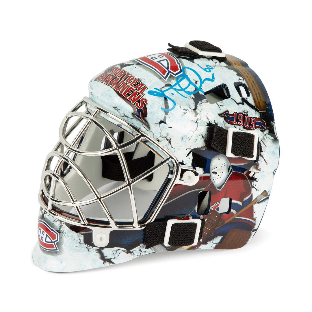 Jose Theodore Signed Montreal Canadiens Franklin Mini Goalie Mask Image 1