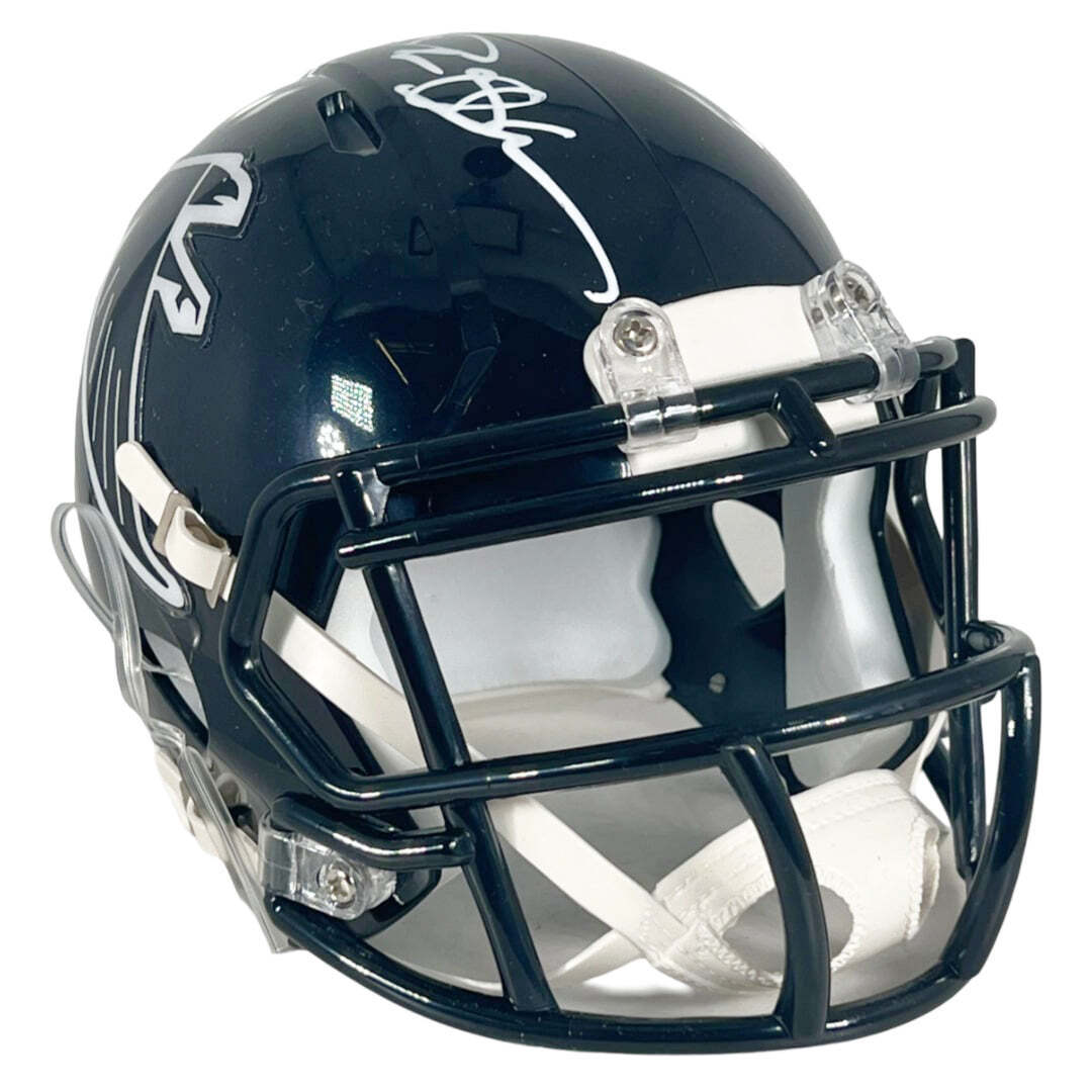 Deion Sanders Signed Atlanta Falcons Speed Mini Football Helmet (Beckett) Image 1