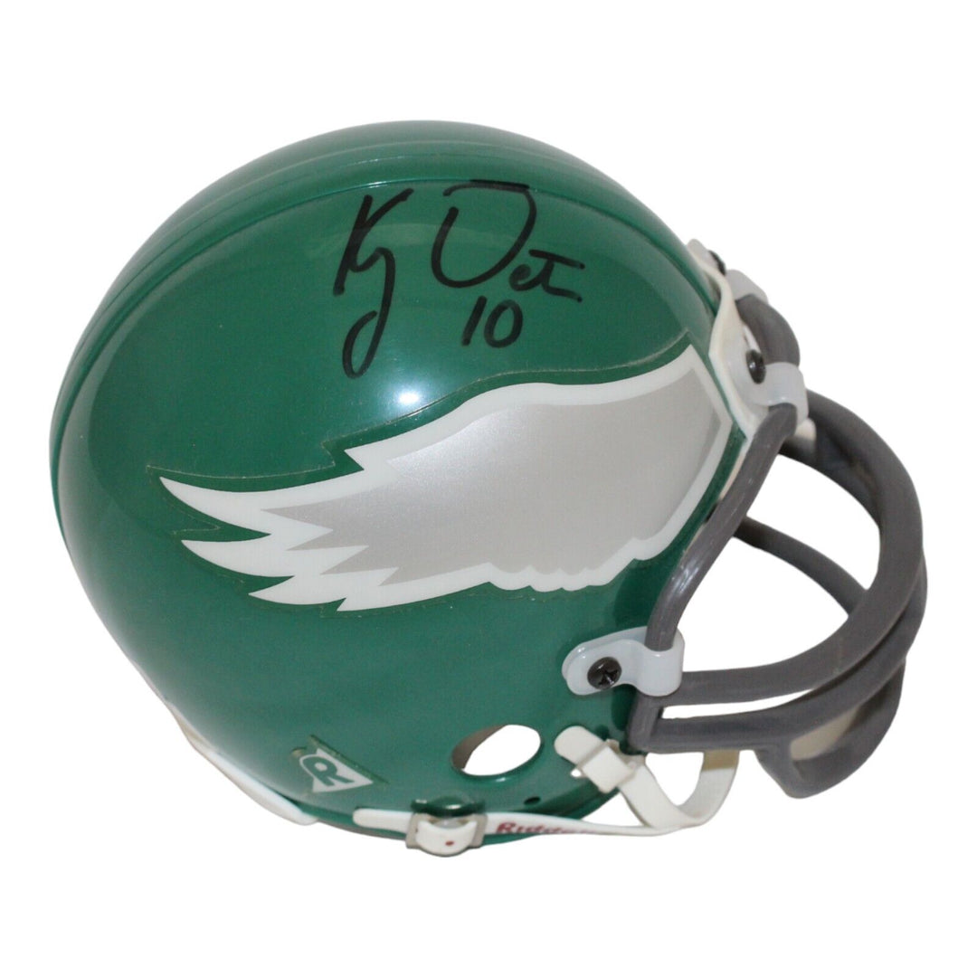 Ky Detmer Autographed Philadelphia Eagles VSR4 Mini Helmet Beckett 44120 Image 1