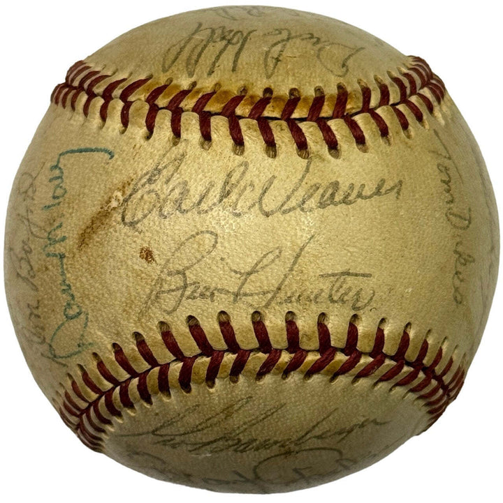 1971 Baltimore Orioles Team Signed Baseball Image 1