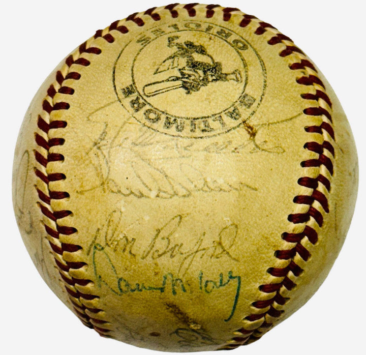 1971 Baltimore Orioles Team Signed Baseball Image 5
