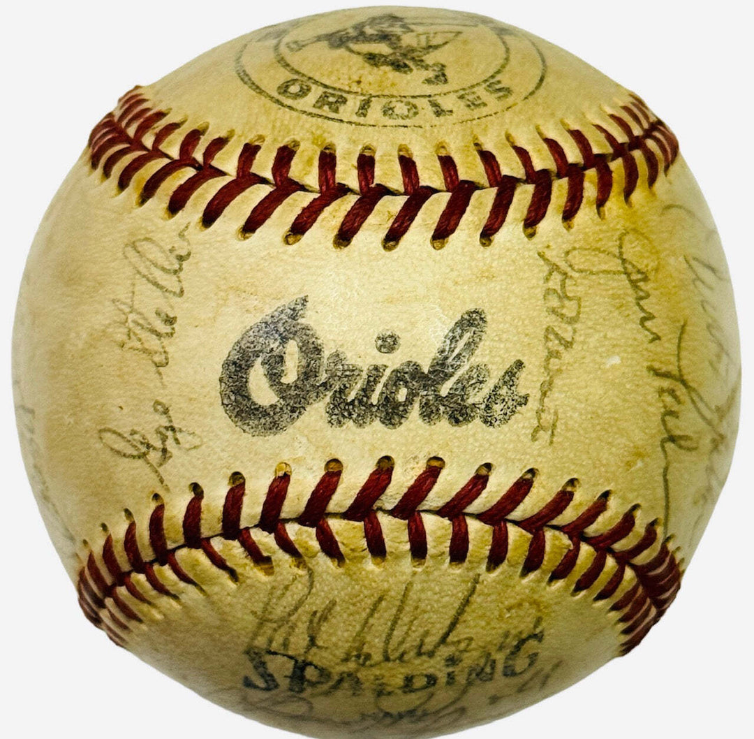 1971 Baltimore Orioles Team Signed Baseball Image 6